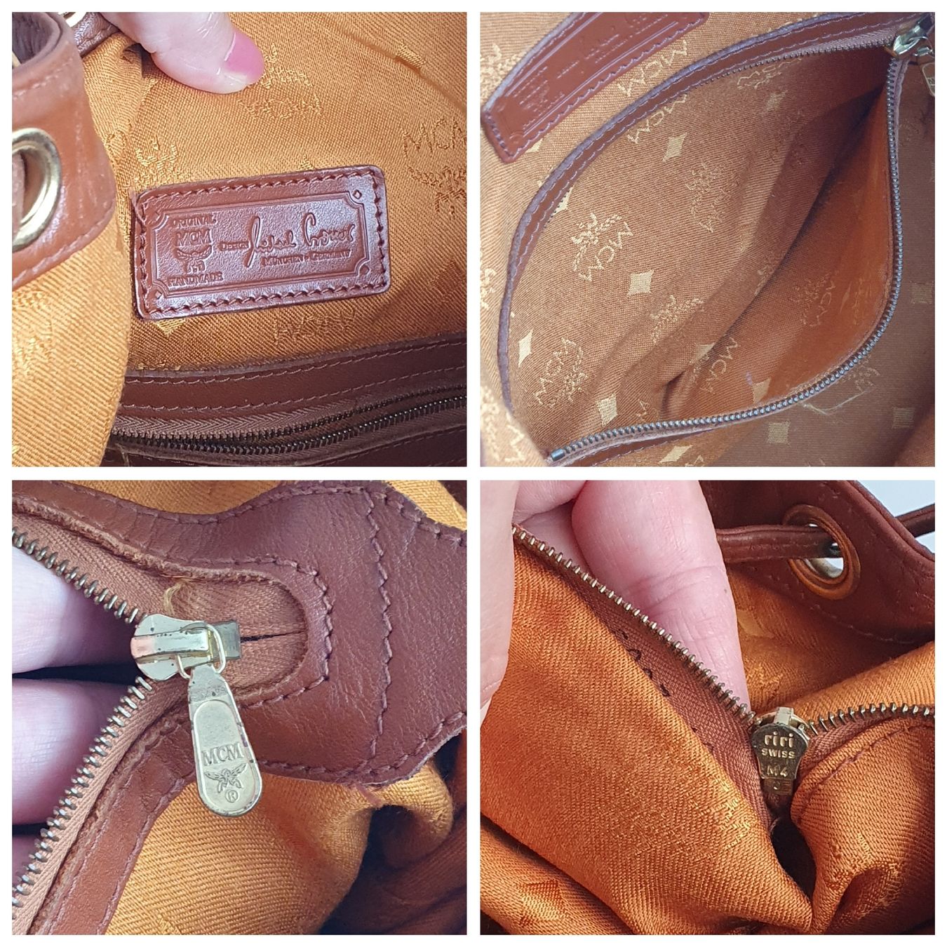 Mcm Sacs femmes: MCM Beuteltasche Medium Cognac Canvas – D'occasion à Niederteufen par Mira_72 9