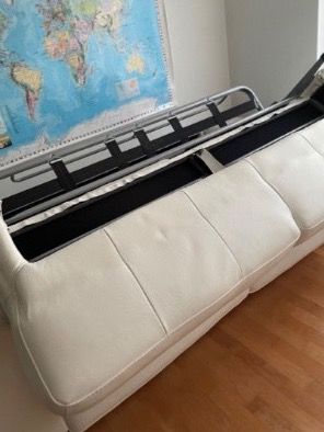 Sofas: Leder Schlafsofa mit Matratze – Gebraucht aus Koblenz von FamAllen 3