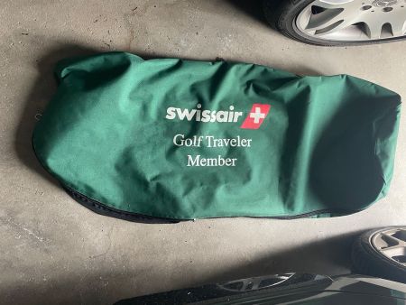 3x Golf Traveller Bag Vintage-Swissair/Credit Suisse & Swiss