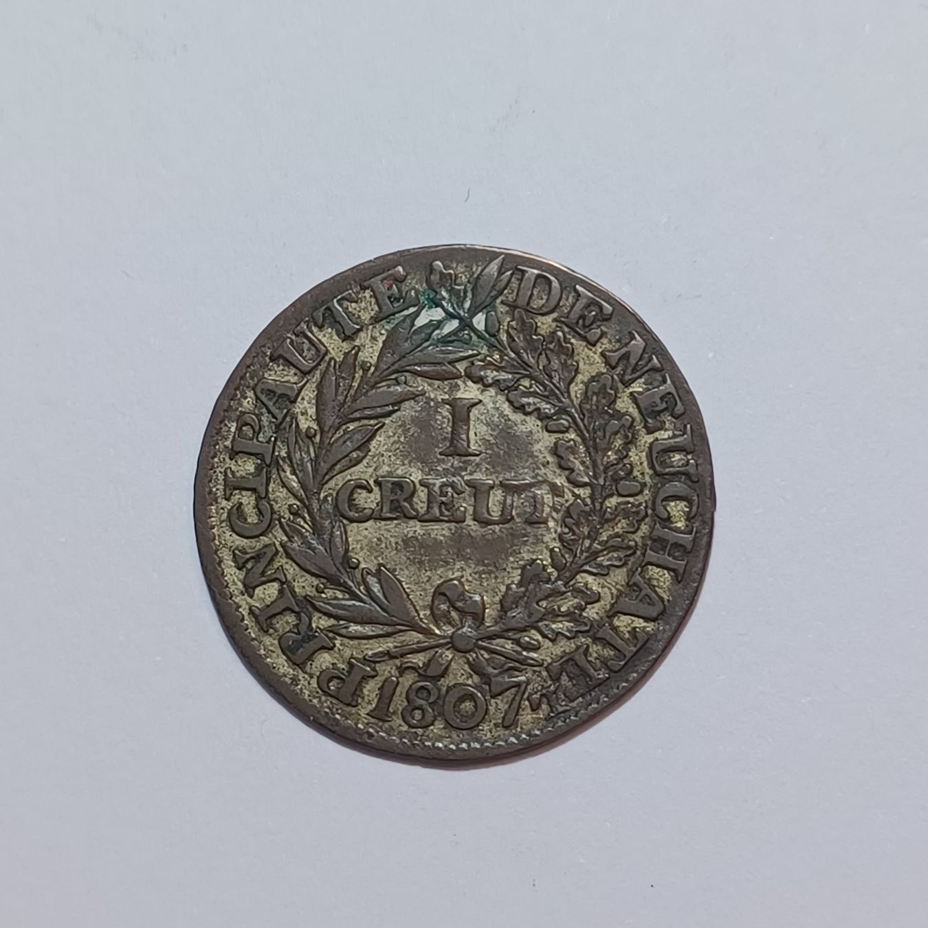 Tutti le monete: Kreuzer 1807 Neuenburg – Usato da Pfäffikon ZH venduto da Schweizer_Muenzen