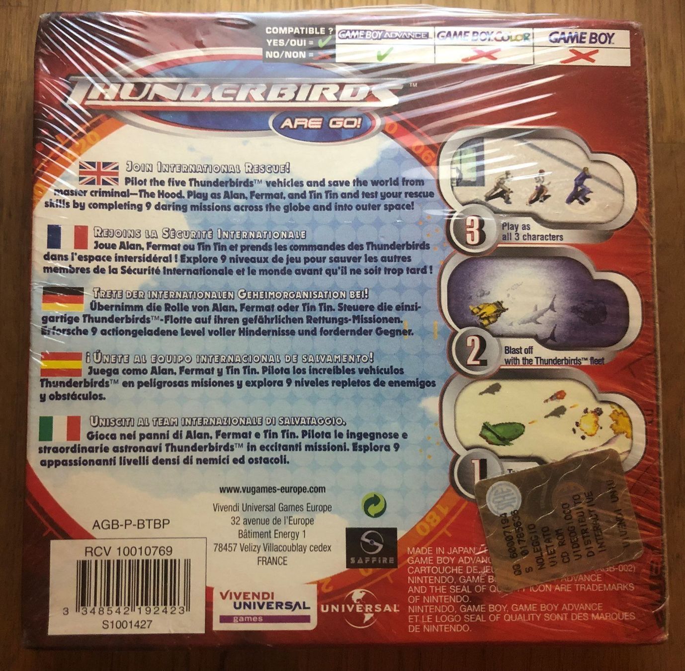 Nintendo Giochi: Thunderbirds für Game Boy Color – Nuovo (secondo la descrizione) da Kestenholz venduto da Matti_10 1