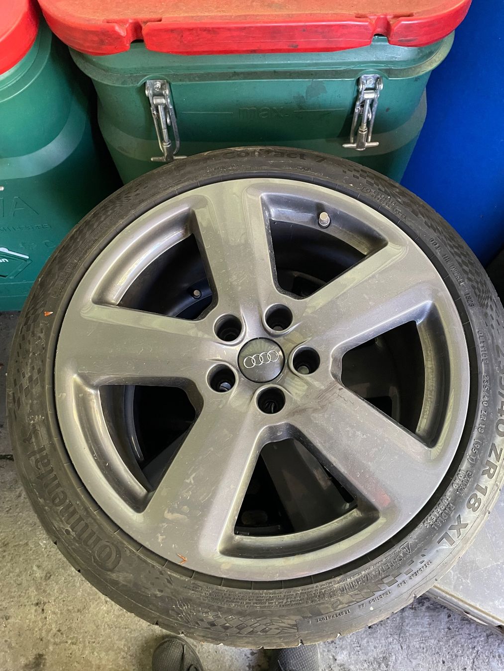 Audi Pneumatici & Ruote complete: Audi S6 Sommerräder 18 Zoll – Nuovo (secondo la descrizione) da Heitenried venduto da Alpuchalb 2