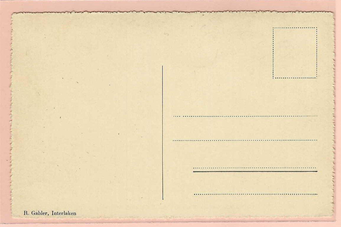 Cartoline postali: Station Wengernalp. Eiger, Mönch. Dreiwagenzug der WAB. – Usato da Horw venduto da SwissSteamMemories 1