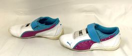 Puma Kinder Schuhe, Grösse 32.5, Weiss/Pink - Top Zustand!