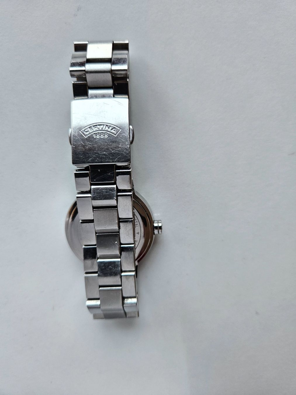 Certina Orologi: 223 Certina Date Perlmutt Quartz Damenuhr – Usato da Berikon venduto da mmm21 5