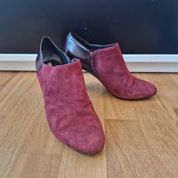 Pumps Gr. 38,5 rot Wildleder Geox