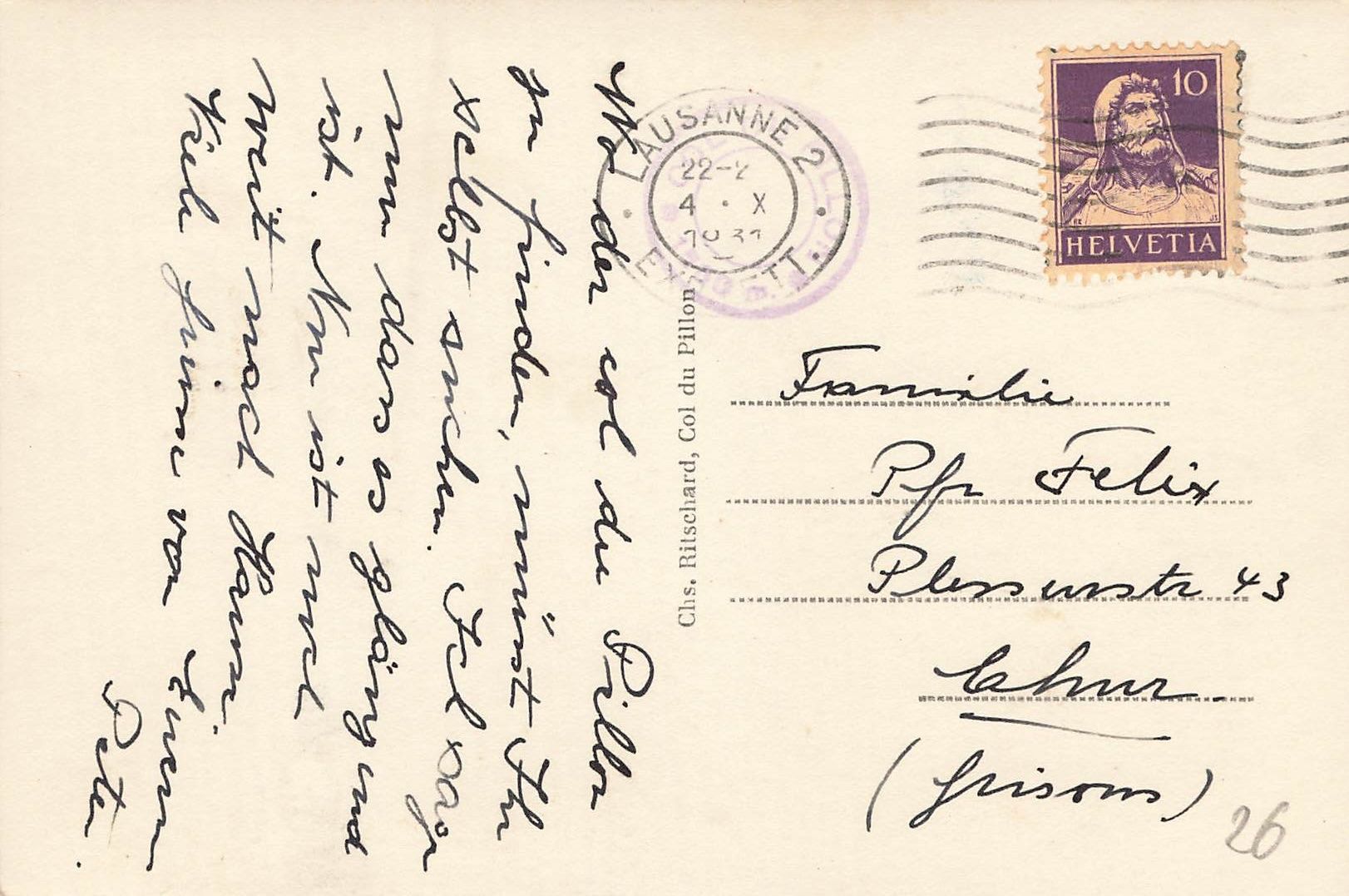 Cartes postales: Col du Pillon VD Postauto Postbus – D'occasion à Biasca par Blenio71 1