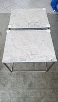 Edle Marmor Couchtische, 2er Set