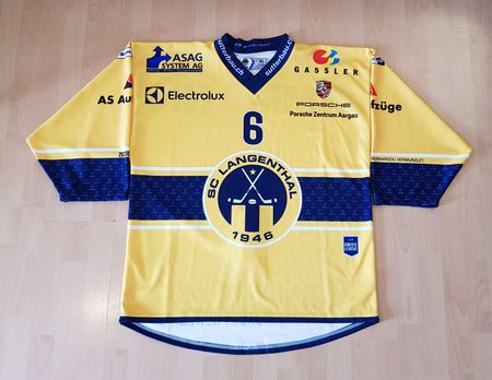 SC Langenthal Trikot, 2020/2021, Grosse XL, Nr. 6