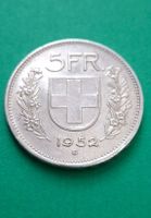 5 FRANKEN 1952 RAR SEHR SCHÖN