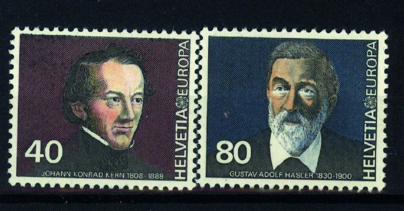 Alle Briefmarken: 1980, Nr.640–641, Europa ** – Gebraucht aus Willisau von Vollstempel