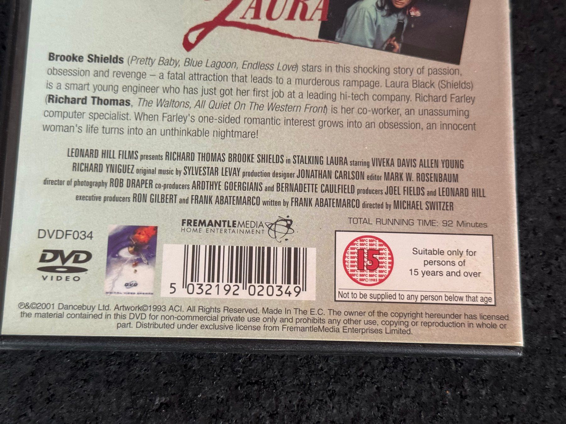Tutti i DVDs: Stalking Laura DVD EN Richard Thomas - Brooke Shields – Usato da Fribourg venduto da tschjoly 3