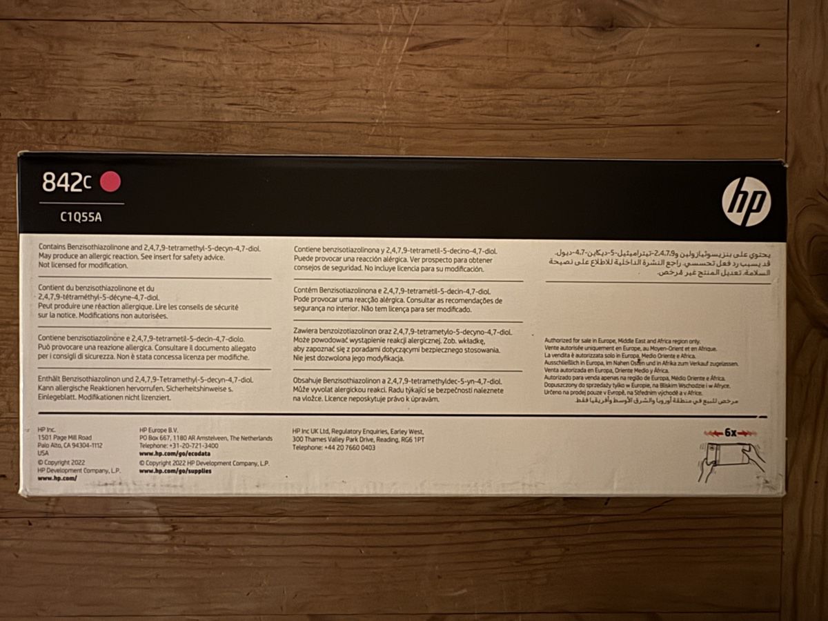 Hewlett Packard Druckerpatronen & Toner: hp PageWide XL 842c Magenta – Neu und originalverpackt aus Dietikon von c.froehlich 1