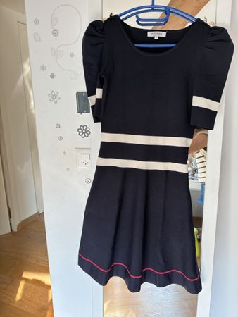 Morgan Kleid, Grösse S, Marineblau mit Streifen, Top!