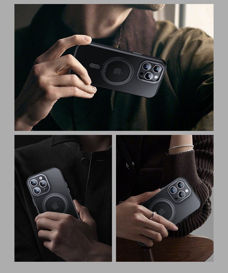 Cover & Protezioni schermo: iPhone 15 Plus - Coque Magnétique support magsafe rotatif – Nuovo e nell'imballaggio originale da Morges venduto da DigiAC 2