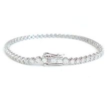 2.00ct. F/SI1 Rivière-Armband: 750 Weissgold, LP 6.350.- CHF