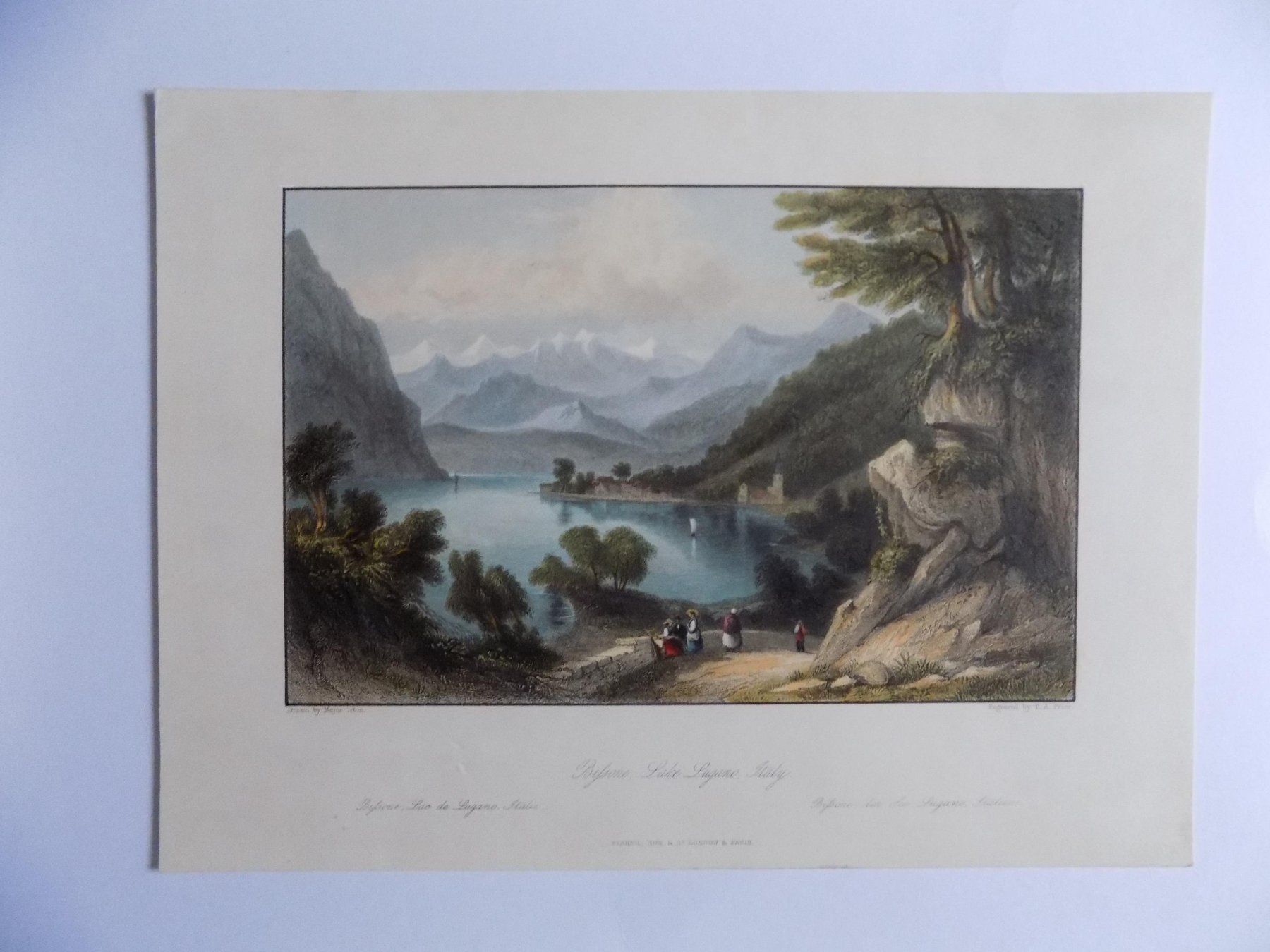 Incisioni: Bissone am Luganersee – Usato da Risch venduto da Antikfee
