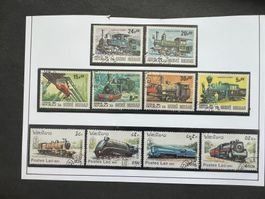 Guinea/Lao 2 Serien   Eisenbahnen gest. (A333)