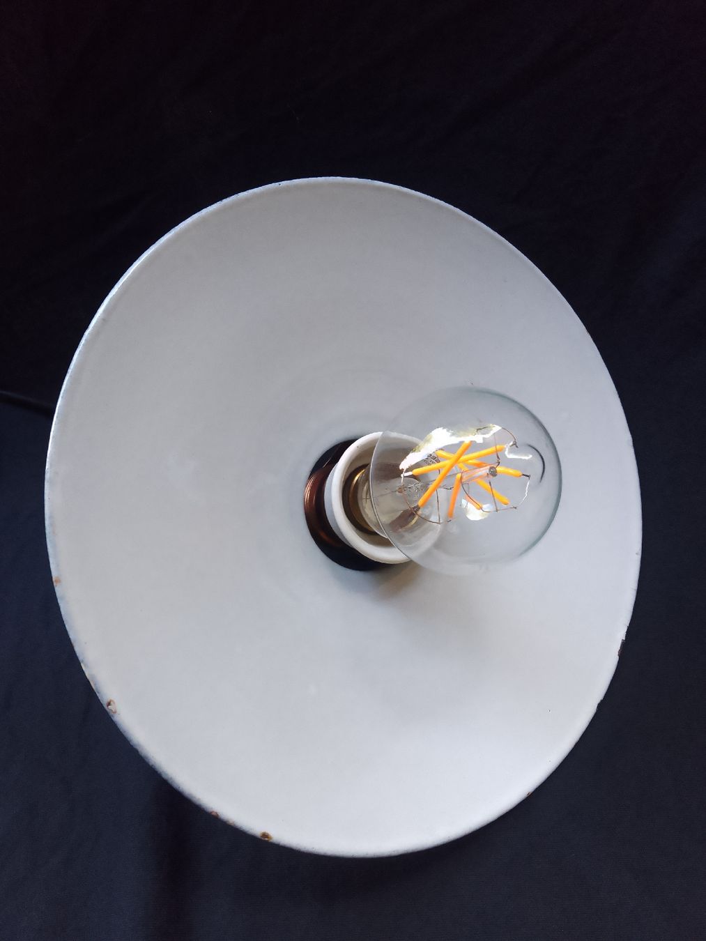 Lampadari & plafoniere: Vintage Industrielampe Deckenlampe Emaille Plafonnier Vert – Usato da St. Gallen venduto da EastLakeConcept 1