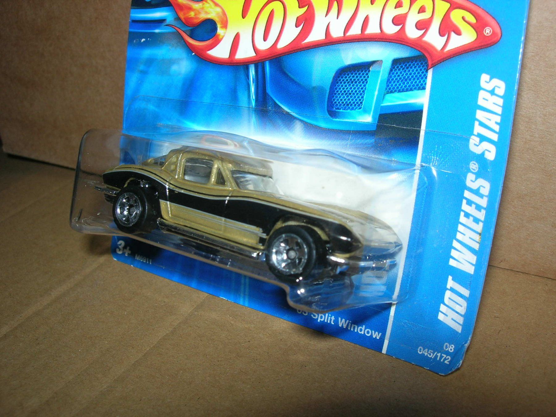 Chevrolet Voitures modèles: Corvette C2 Split Window 1963 gold * Hot Wheels 1:64 – Neuf avec emballage d'origine à Hornussen par Corvette- 1