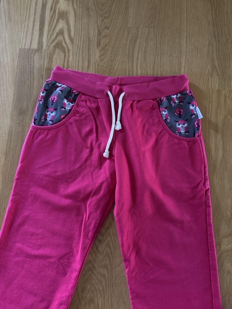 Pantaloni: Pinke Babauba Hosen XS Eulen-Muster – Nuovo (secondo la descrizione) da Rünenberg venduto da ZwergLi100 1