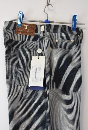 Trussardi Damen Jeans Hose /Zebra Muster /Lp:298/Gr.31/neu