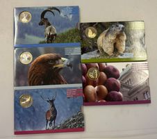 (2731) 5 x Münzsatz, Nationalpark, Zibelemärit, 2007-2011