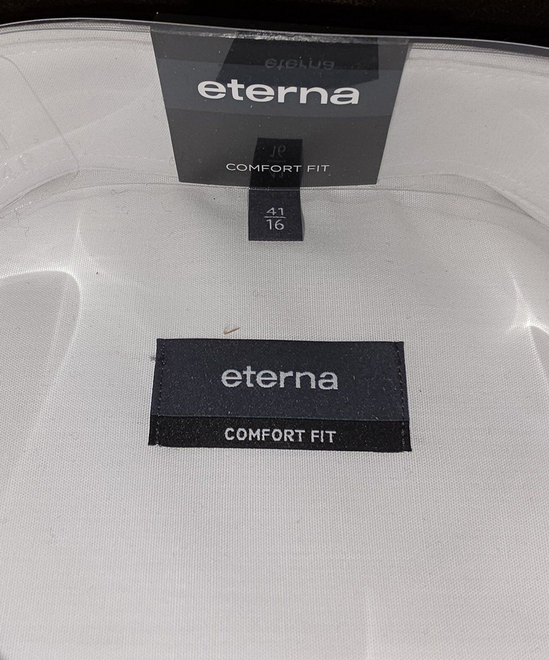 Eterna Camicie: Herrenhemd Eterna Comfort Fit Langarm, Gr 41 – Nuovo e nell'imballaggio originale da Schönenbuch venduto da dodo888 1