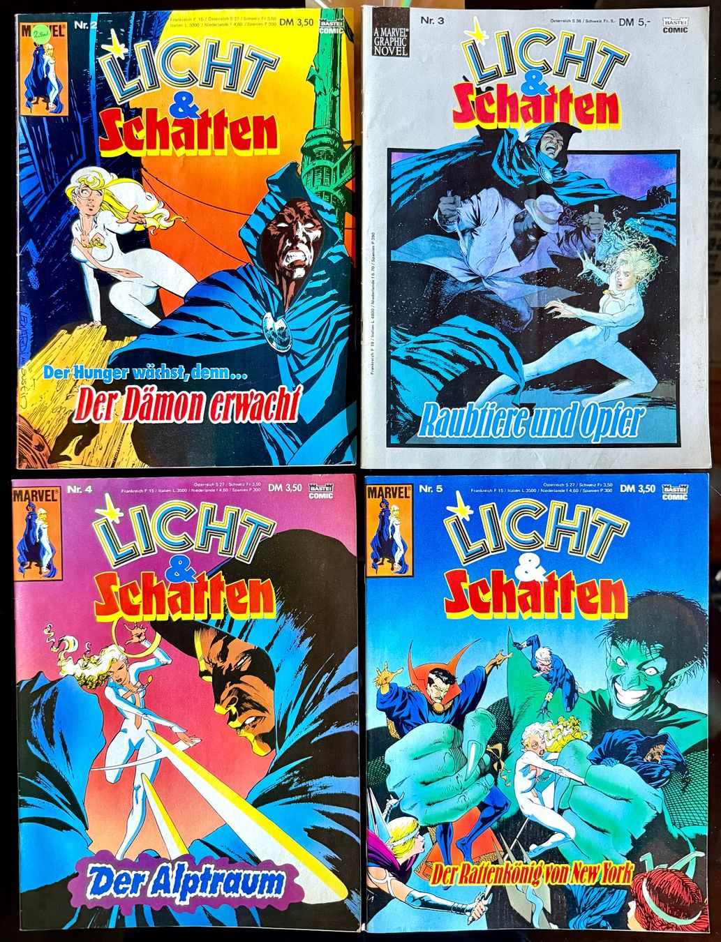 Fumetti: Marvel Comic Licht & Schatten, #1 - 5, nicht komplett – Usato da Zuerich venduto da SonderArt-Wertgut