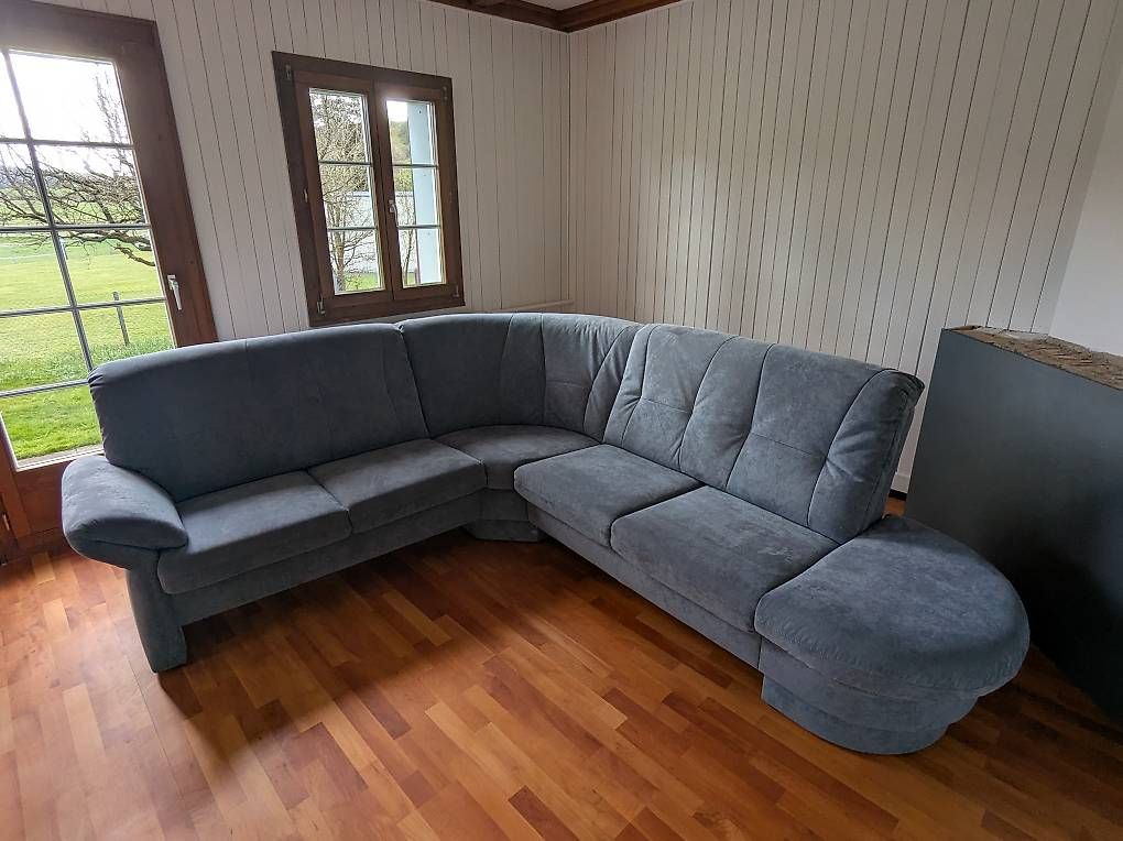 Sofas: Blaugraues Sofa – Gebraucht aus Lenzburg von SchweizerM_