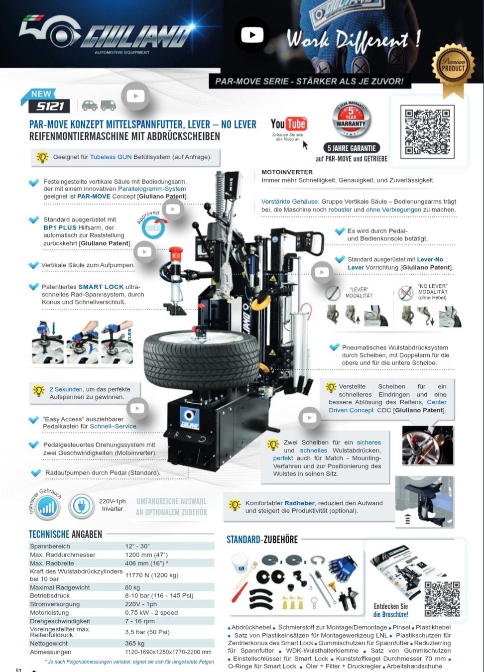 Alle Maschinen: Reifen Machine Giuliano S121  – Gebraucht aus Courtaman von mar_gvf7 1