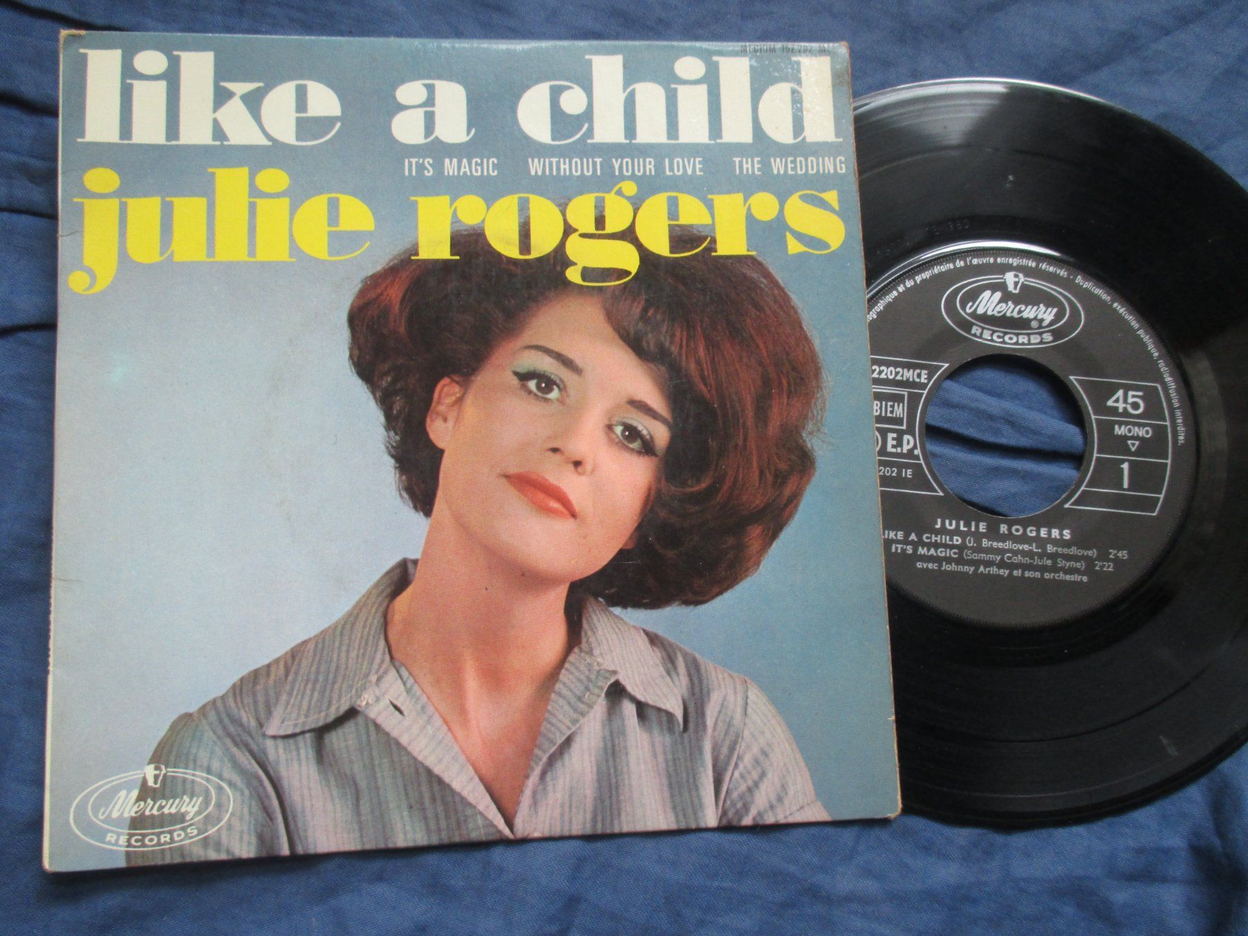 Schallplatten: Julie Rogers EP Like A Child – Gebraucht aus Colombier NE von Nevenma