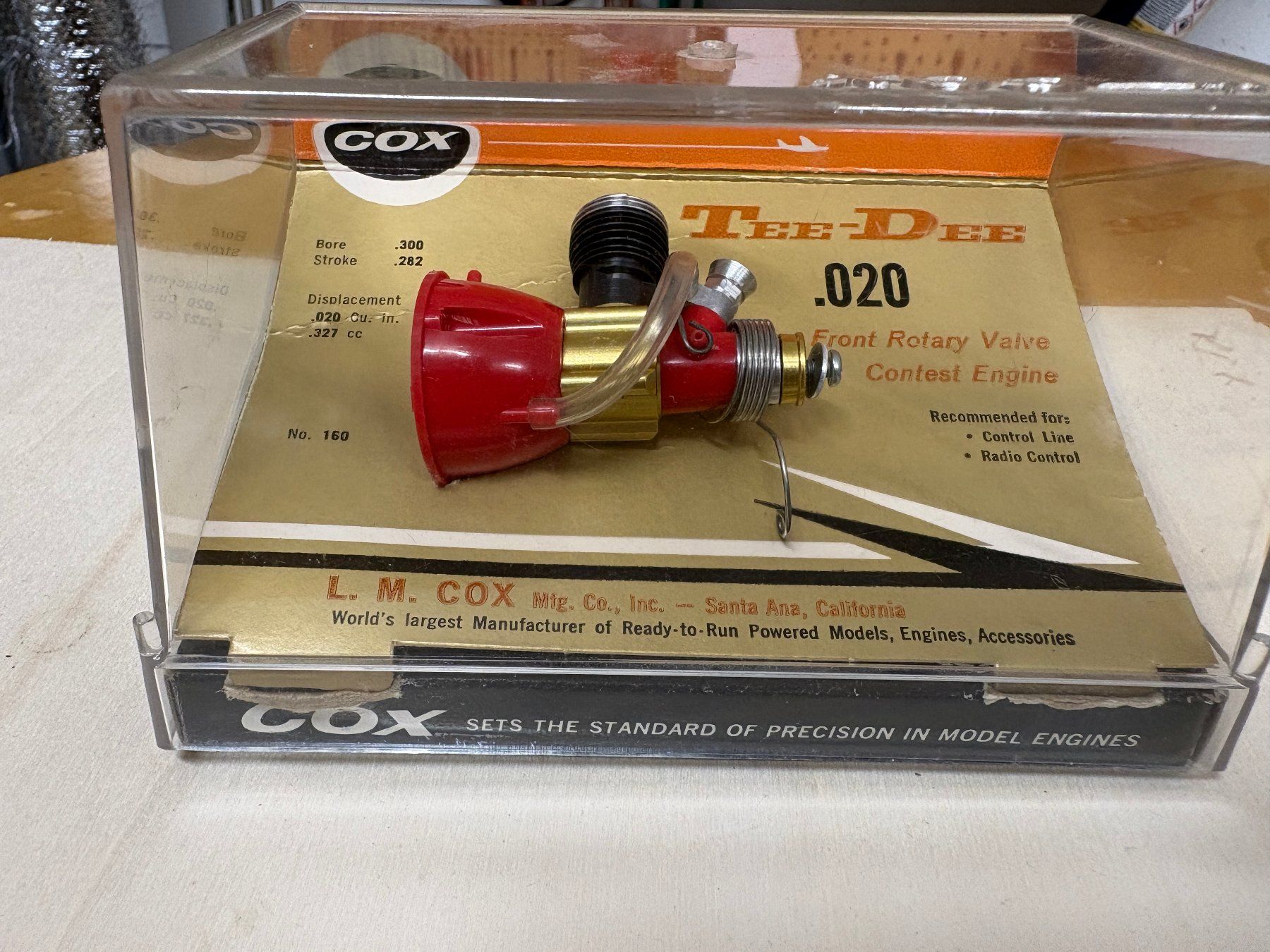 Motoren: COX Tee Dee .020 , Neu, – Neu und originalverpackt aus Härkingen von ab5_xx5k 1