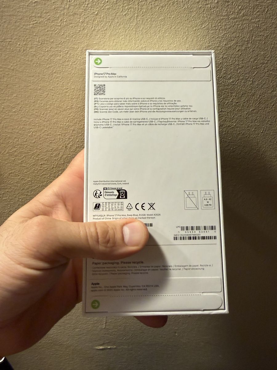 Apple Handys / Smartphones: Iphone 17Pro Max 512GB Ungeöffnet  – Neu und originalverpackt aus Frauenfeld von bah_c5y5 1