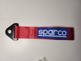 Sparco Abschleppöse Lasche aus Nylon mit Schraube Rot/Blau