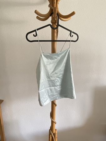 Zara Top, hellblau, Gr. S, Sommer-Look, neuwertig!