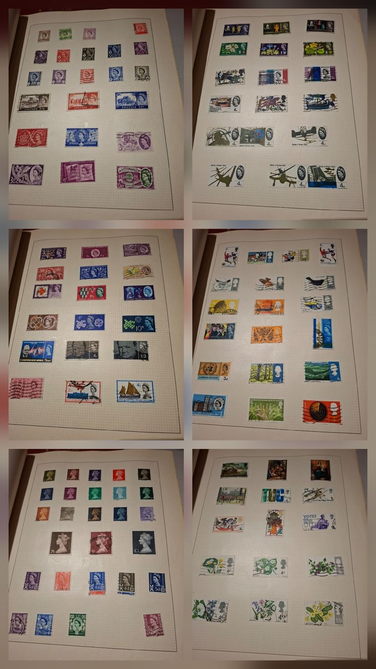 Tous les timbres: Sammlung eingeklebter Marken Weltweit über 100Seiten – D'occasion à Balgach par SIMEON27 4