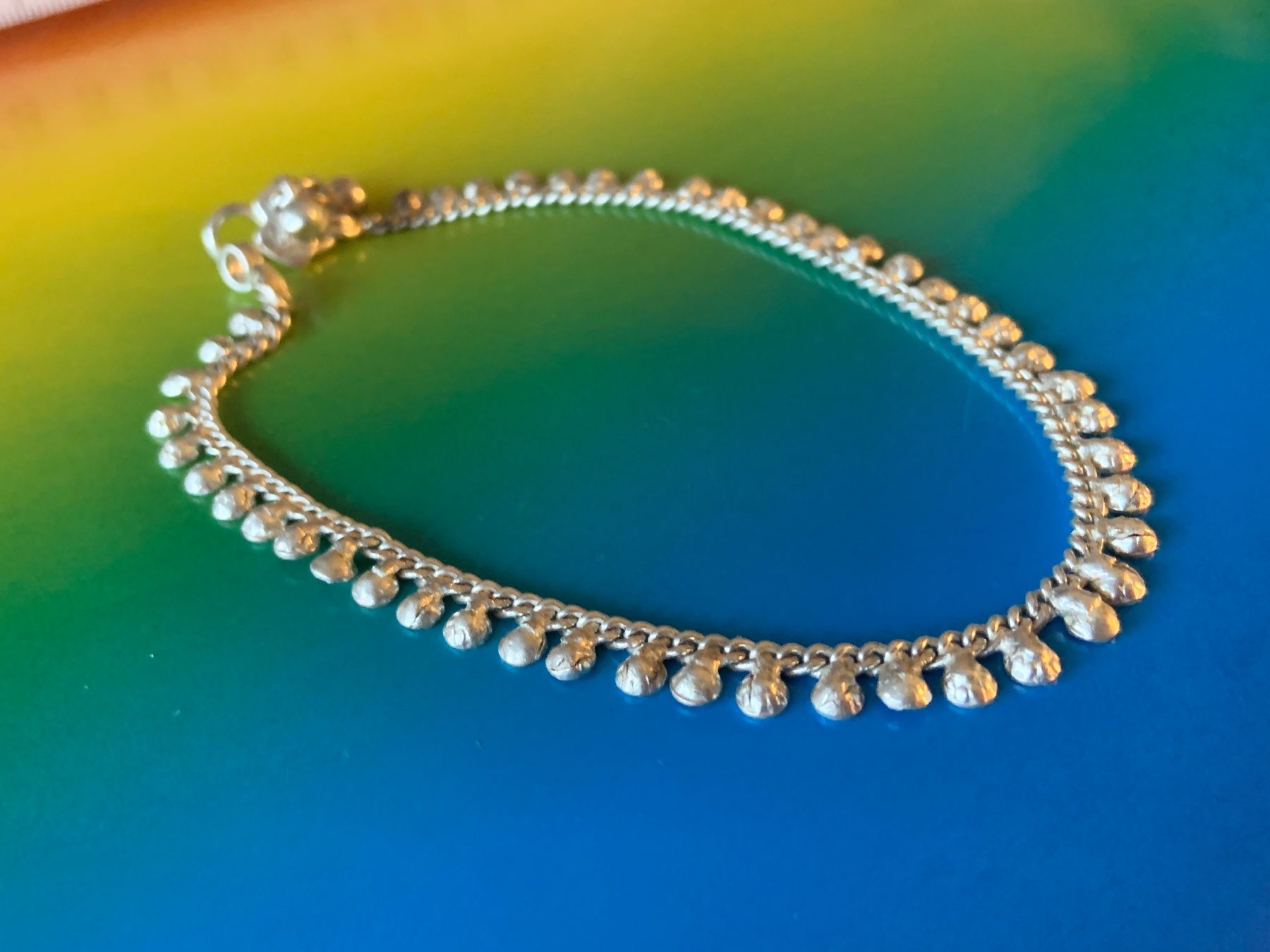 Catenine: Fusskette Silber harmonisch  (25 cm) – Usato da Dittingen venduto da Bellevista