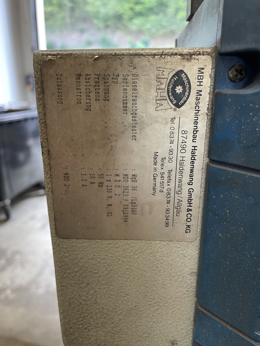 Misurare: Dieselabgastester MAHA MDO2 mit Klopfsensor – Usato da Flaach venduto da Binz 3