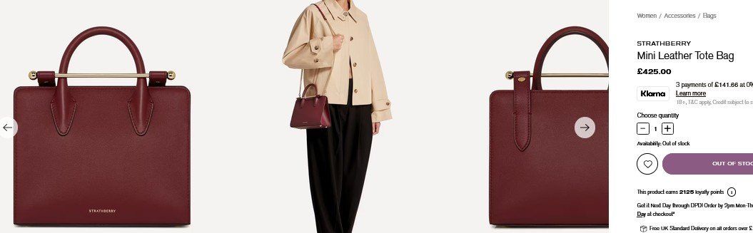 Taschen für Damen: Strathberry Tasche / Sac – Gebraucht aus Collonges von Auganien 9