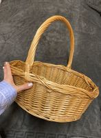 Panier en osier Globus – Très bon état - 52 cm 