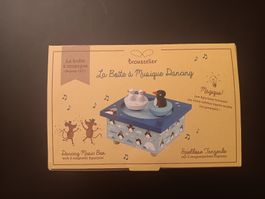 boite à musique trousselier pingouin et canard