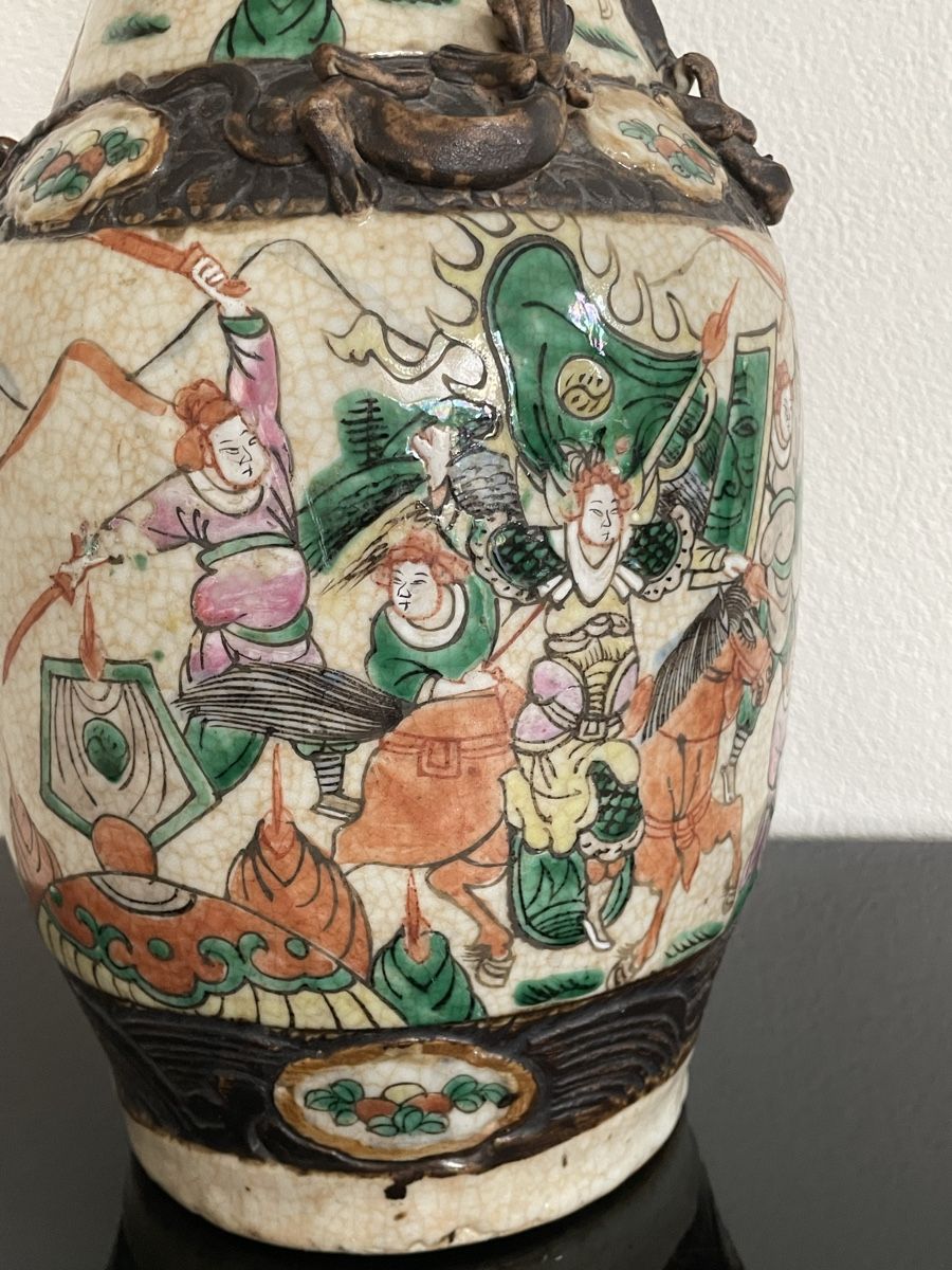 Vasen & Gefässe: Antique Chinese Nanking Vase – Gebraucht aus Richterswil von Prangins9 7