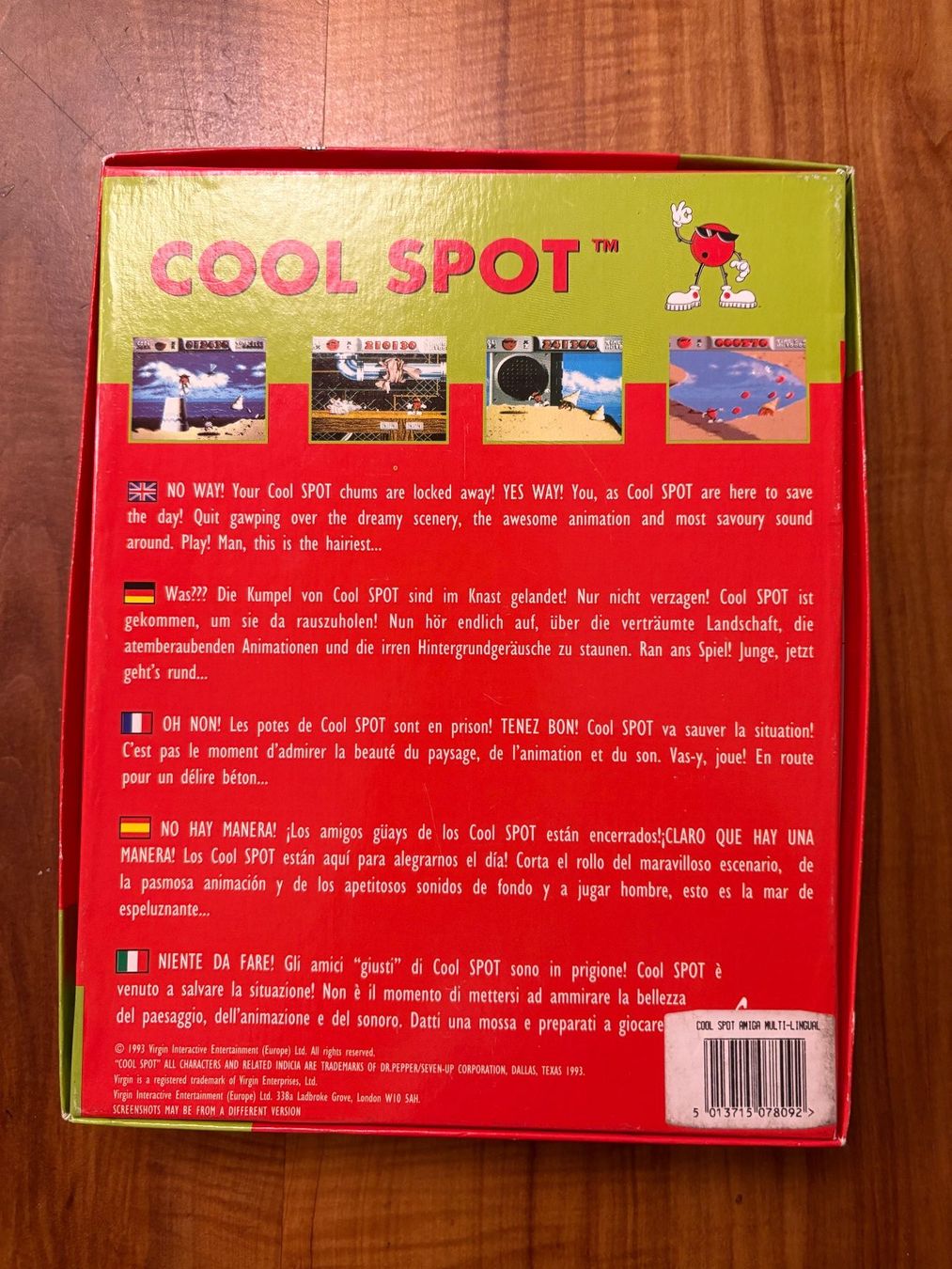 Giochi: Amiga Spiel: Cool Spot – Usato da Niederhasli venduto da Manuf0 1
