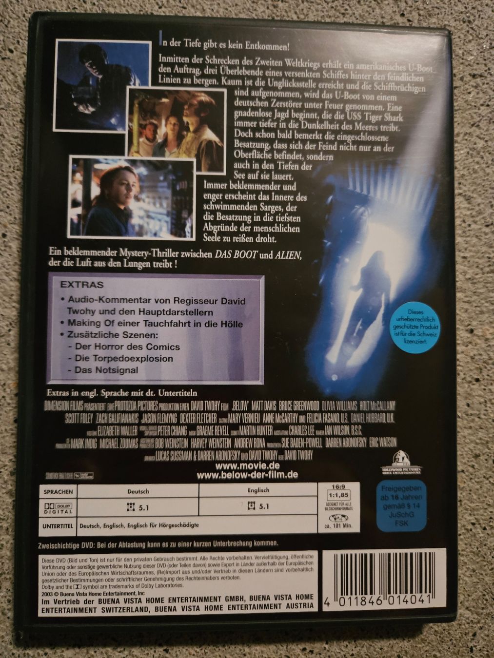Alle DVDs: Below DVD – Gebraucht aus Beinwil am See von Schnugi6 1