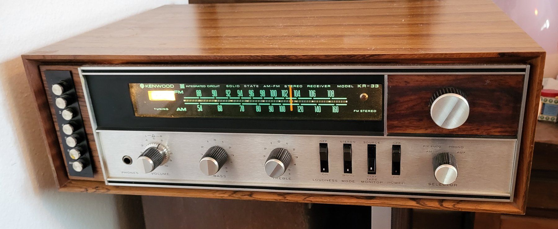 Kenwood Amplificatori: Rare Kenwood Stereo KR-33 Amplifier Solid State AM-FM – Usato da Villars-sur-Glâne venduto da rifzari