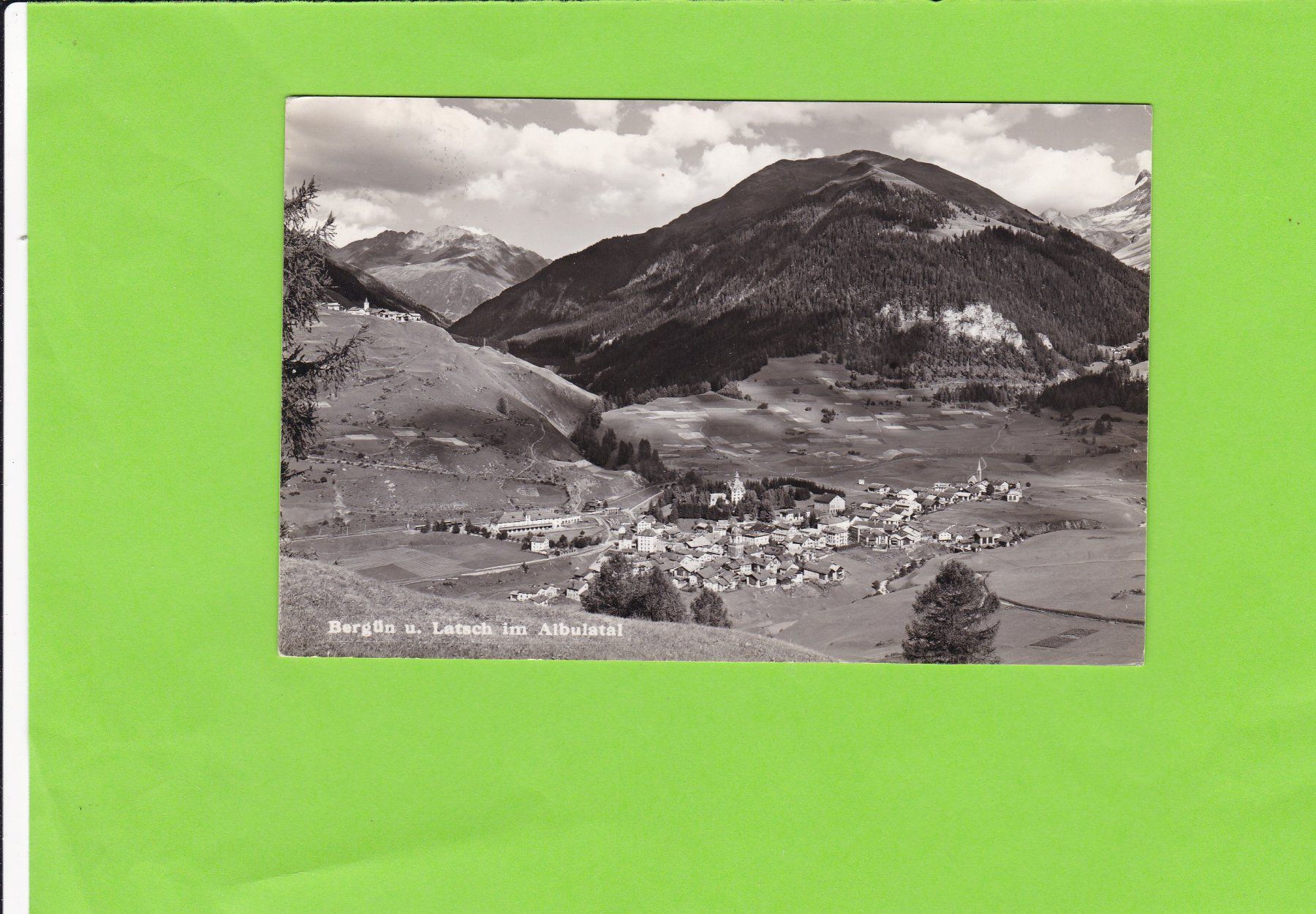 Cartoline postali: Bergün und Latsch – Usato da St. Peterzell venduto da neckertal