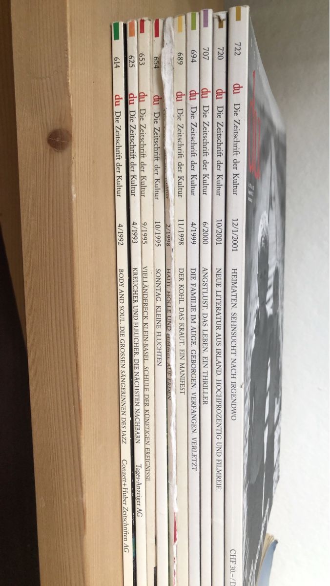 Zeitschriften & Magazine: DU Zeitschriften Sammlung , 10 Stk., 1992-2001 – Defekt aus Bremgarten b. Bern von eblake 1