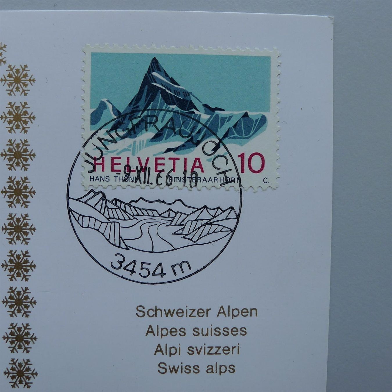 Tutti i francobolli: TOLLE SAMMLUNG, Berge + Eisvogel in ganzen Bogen +BRIEF 1966 – Usato da Sursee venduto da Luzernerraute 1