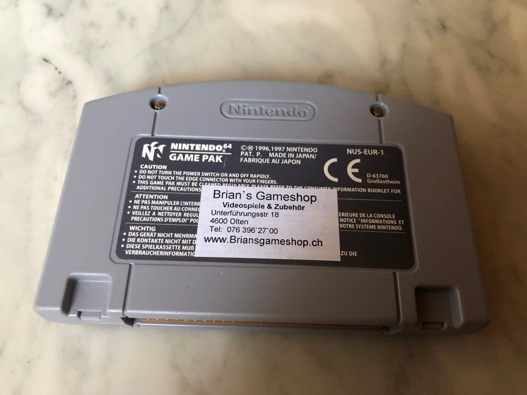 Nintendo Giochi: GASP SPIEL FÜR NINTENDO 64 – Usato da hägendorf venduto da twilightprincess 1